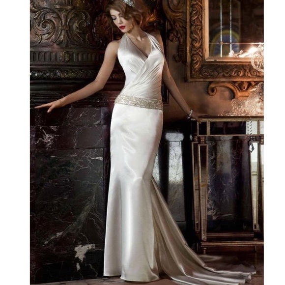 ivory silk bridesmaid dresses